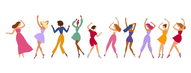woman dance cliparts