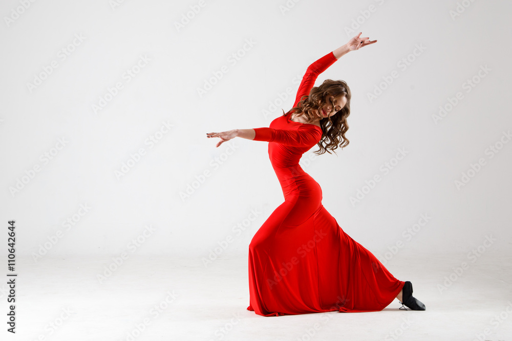woman dances