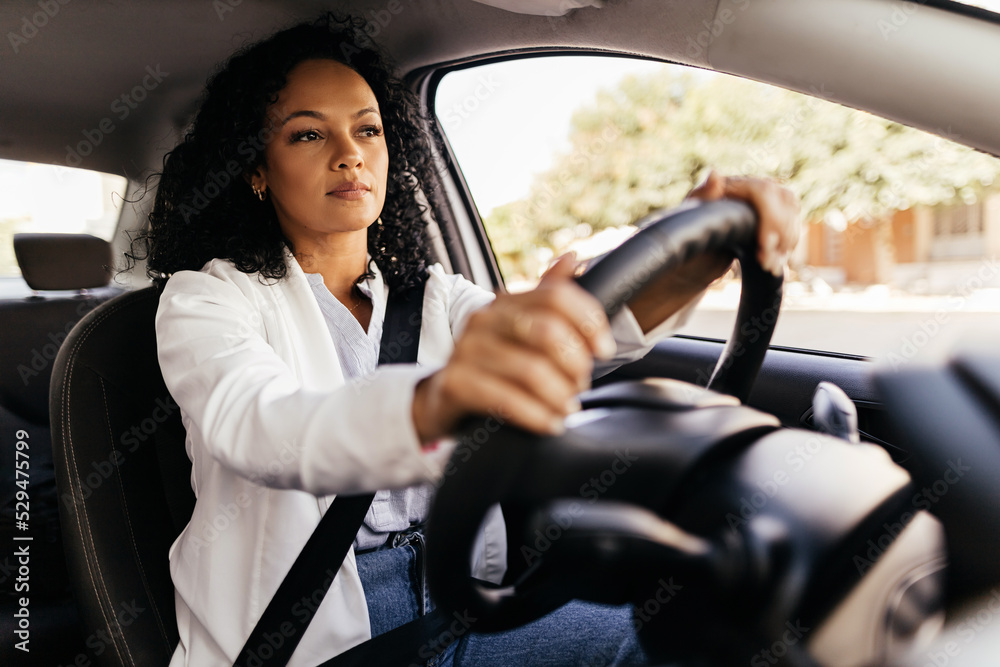 woman drivings
