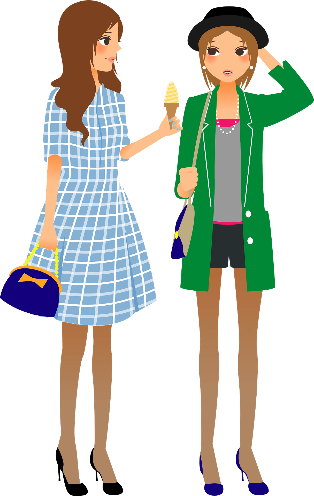 woman friendship cliparts