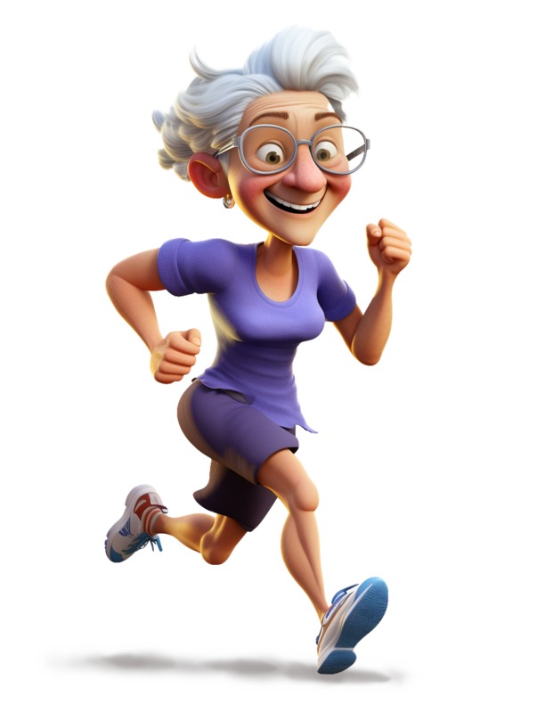 woman jogger cliparts