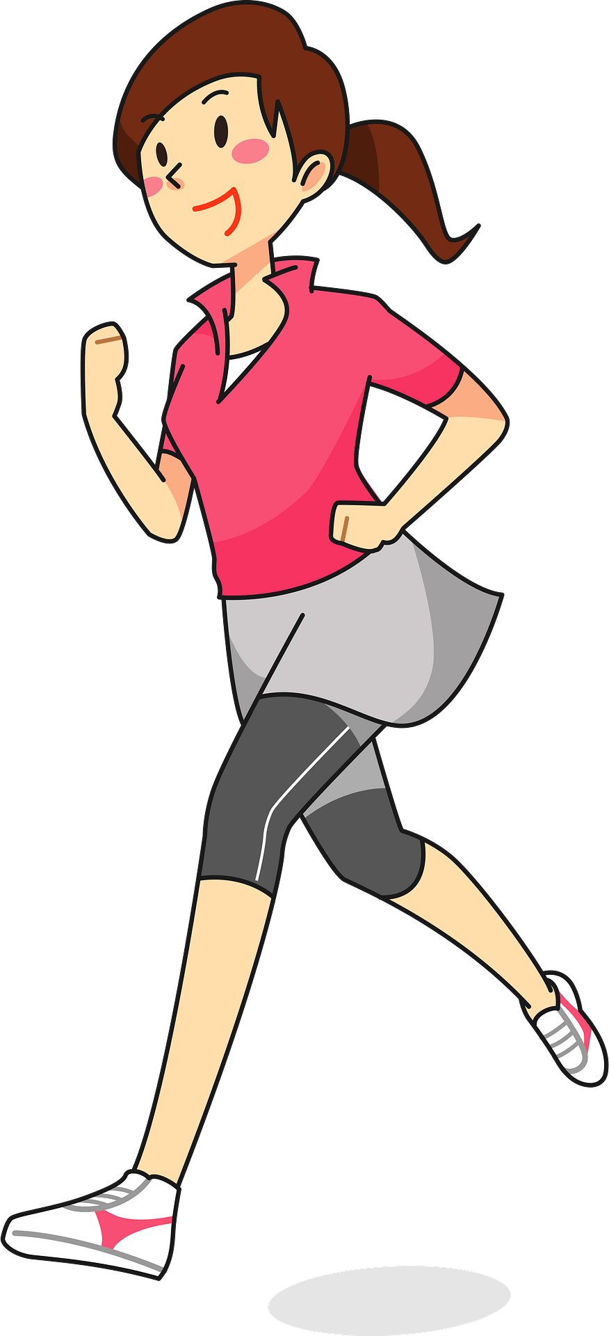 woman jogger cliparts