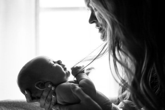 woman mothers
