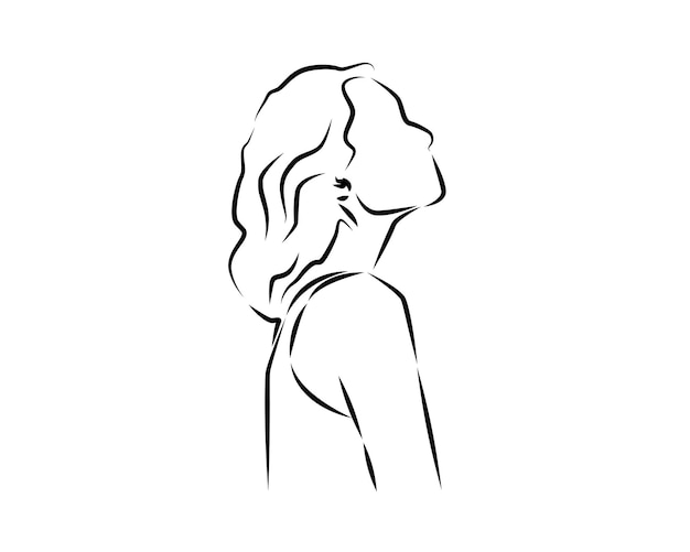 Woman Outline Images - Free Download on clipart library