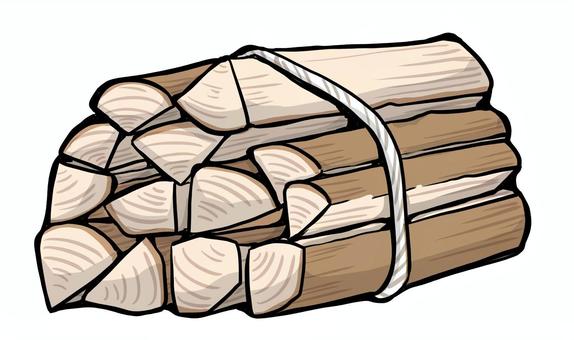 Free Vectors | Firewood bundle