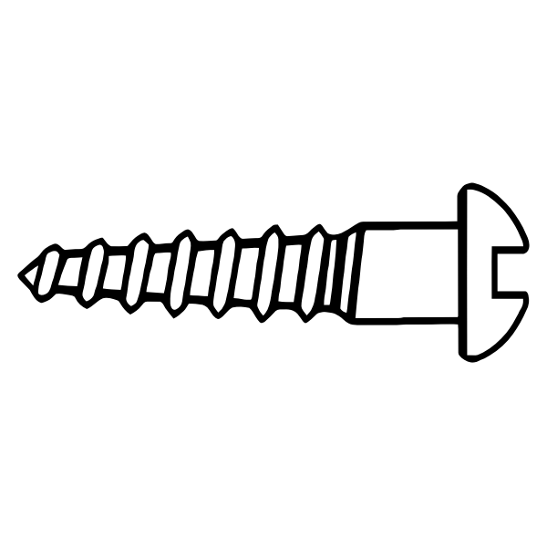 wood screw cliparts