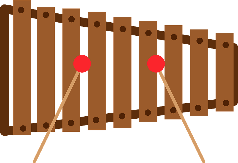 wooden xylophone cliparts