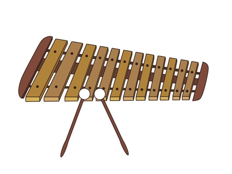 wooden xylophone cliparts