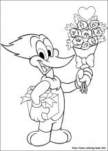 woody woodpecker coloring pages