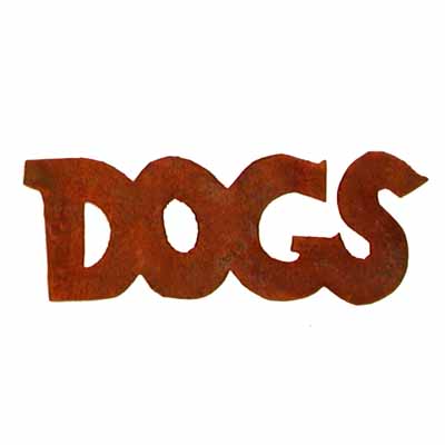 Paw Print Word Dogs Inside Pads Stock Vector (Royalty Free ...