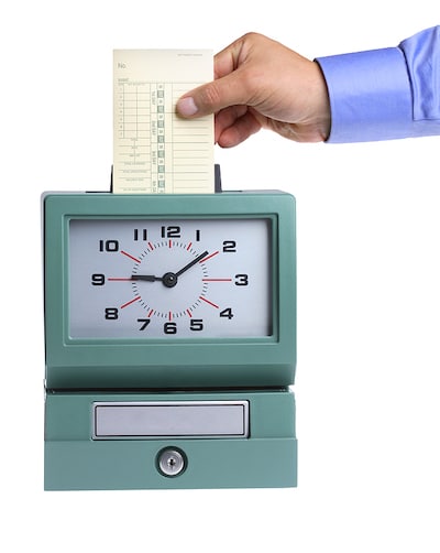 Time Clocks for Small Business Employees, Electronic Timer ...
