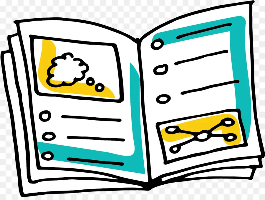 Open Book - Open Book with Illustrations - CleanPNG / KissPNG