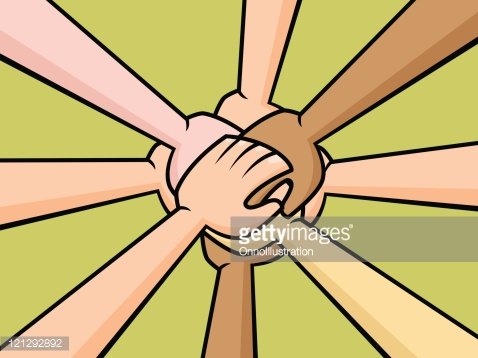 working together clipart