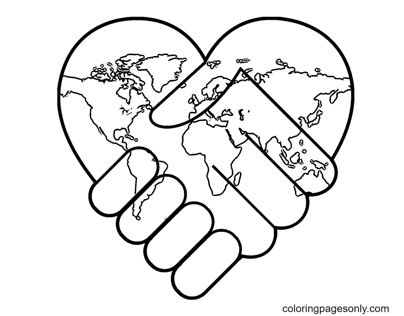 world peace coloring pages