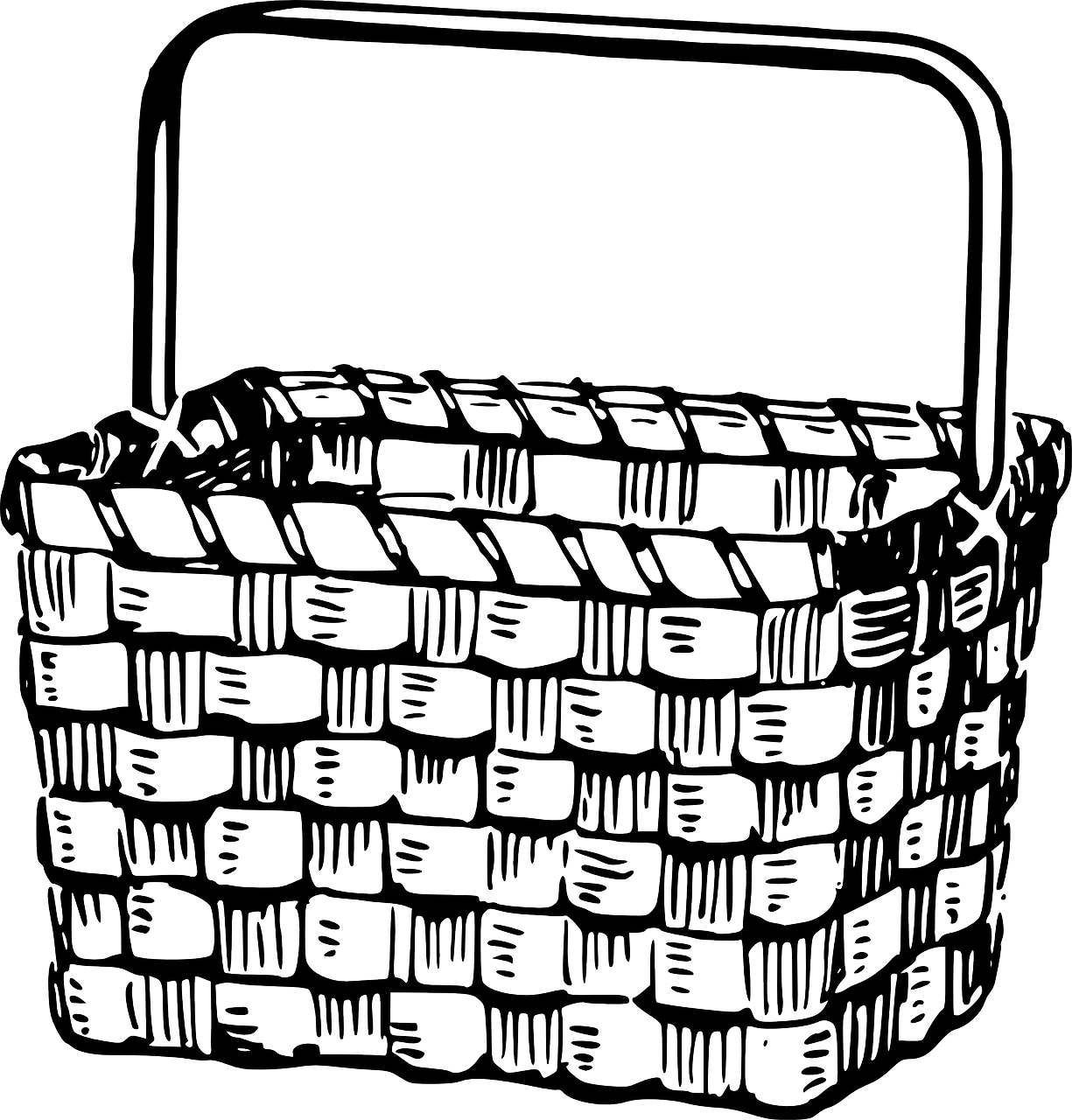 Download Basket, Woven, Natural. Royalty-Free Vector Graphic - Pixabay