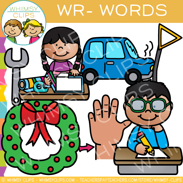 Wr- Words Clip Art - Volume One