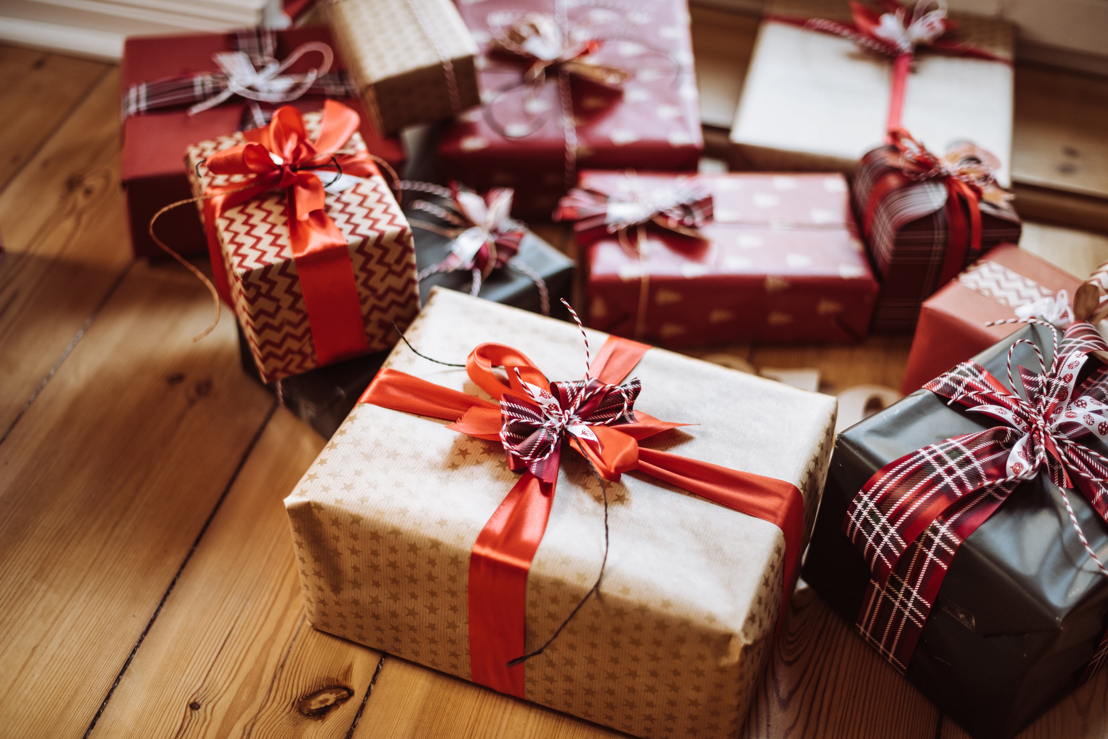 wrapped presents