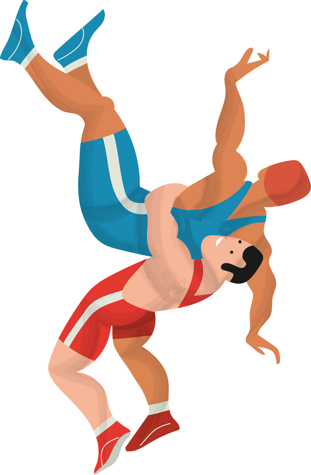 wrestling clipart