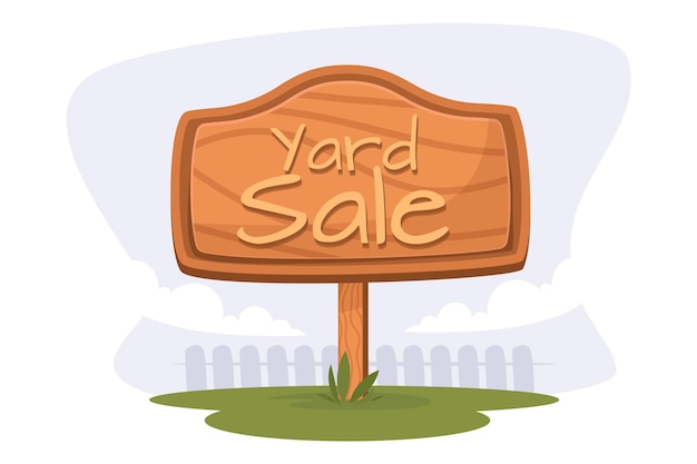yard sale clip art