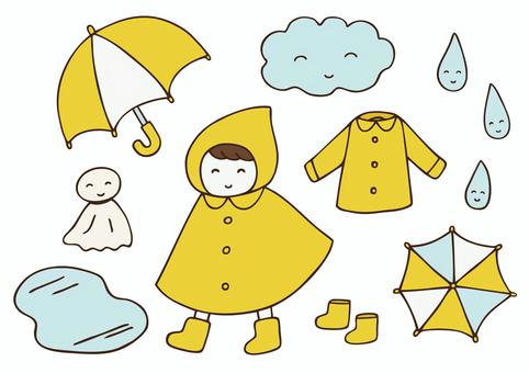 Puddle yellow rain kappa Vectors, Clipart &amp; Illustrations for Free ...