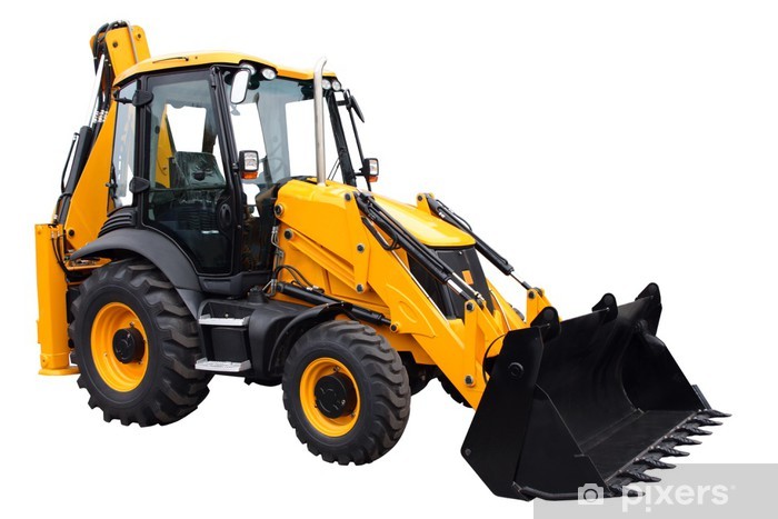 Aufkleber Yellow tractor - PIXERS.DE