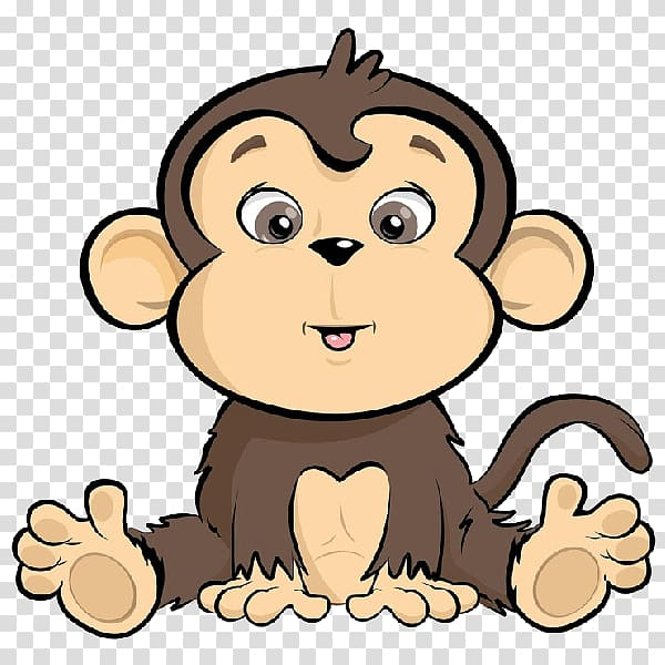young monkey cliparts