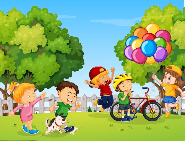 youth play cliparts