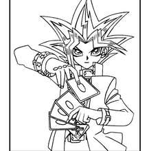 yu gi oh coloring pages