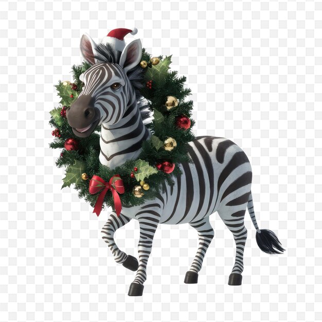zebra wreath cliparts