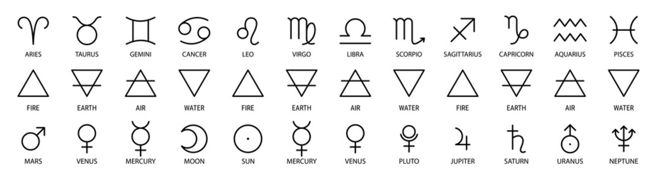 zodiac symbols pictures