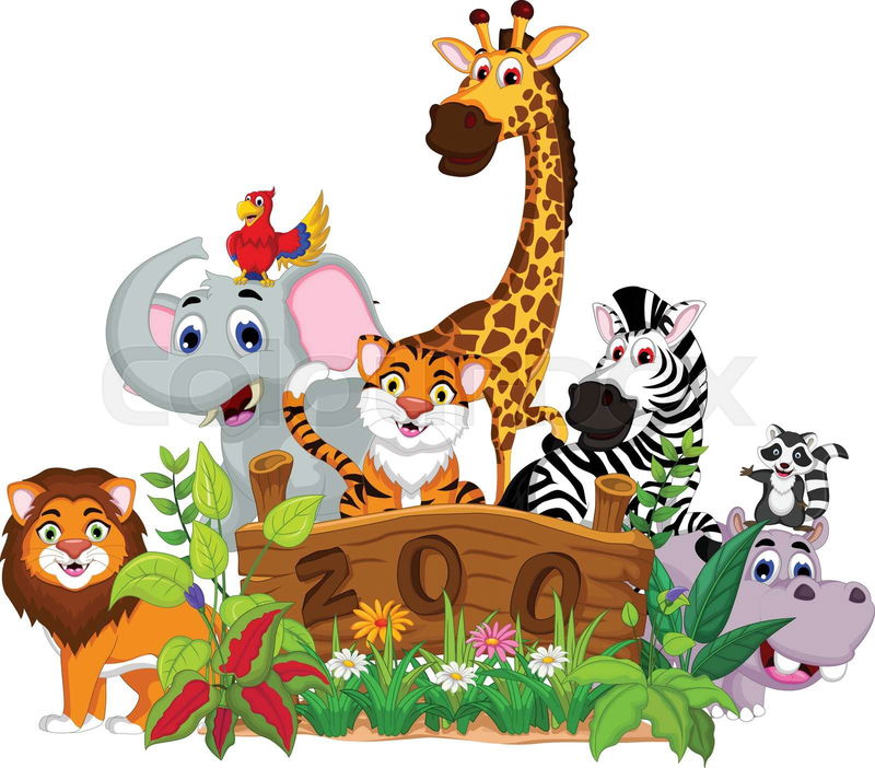 zoo cartoon images