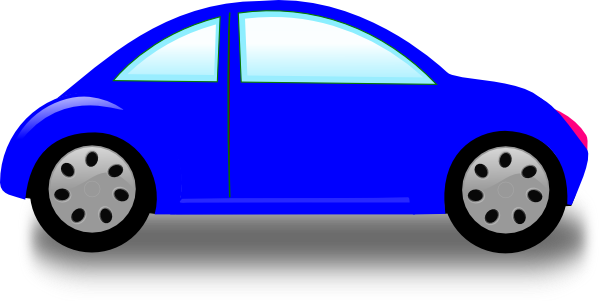 Blue Car Clip Art - Free Vector Illustration