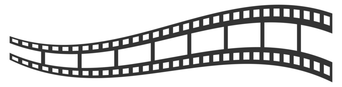Film Strip Icon - Cinema and Movie Production Graphic