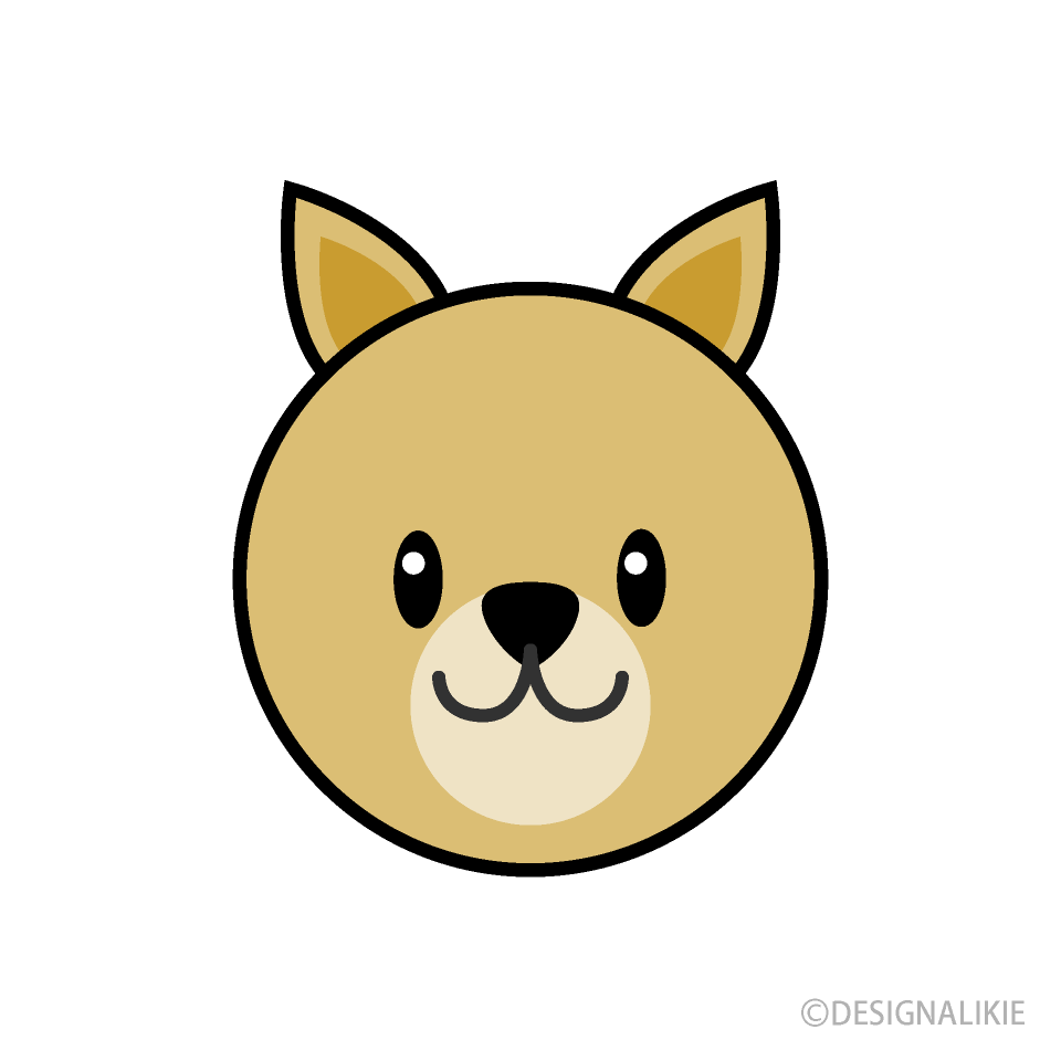 Cute Cartoon Dog Face Vector Icon - Free Download & Usage Guide