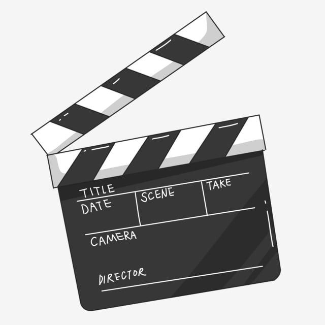Classic Film Clapperboard Illustration - Production Slate Vector