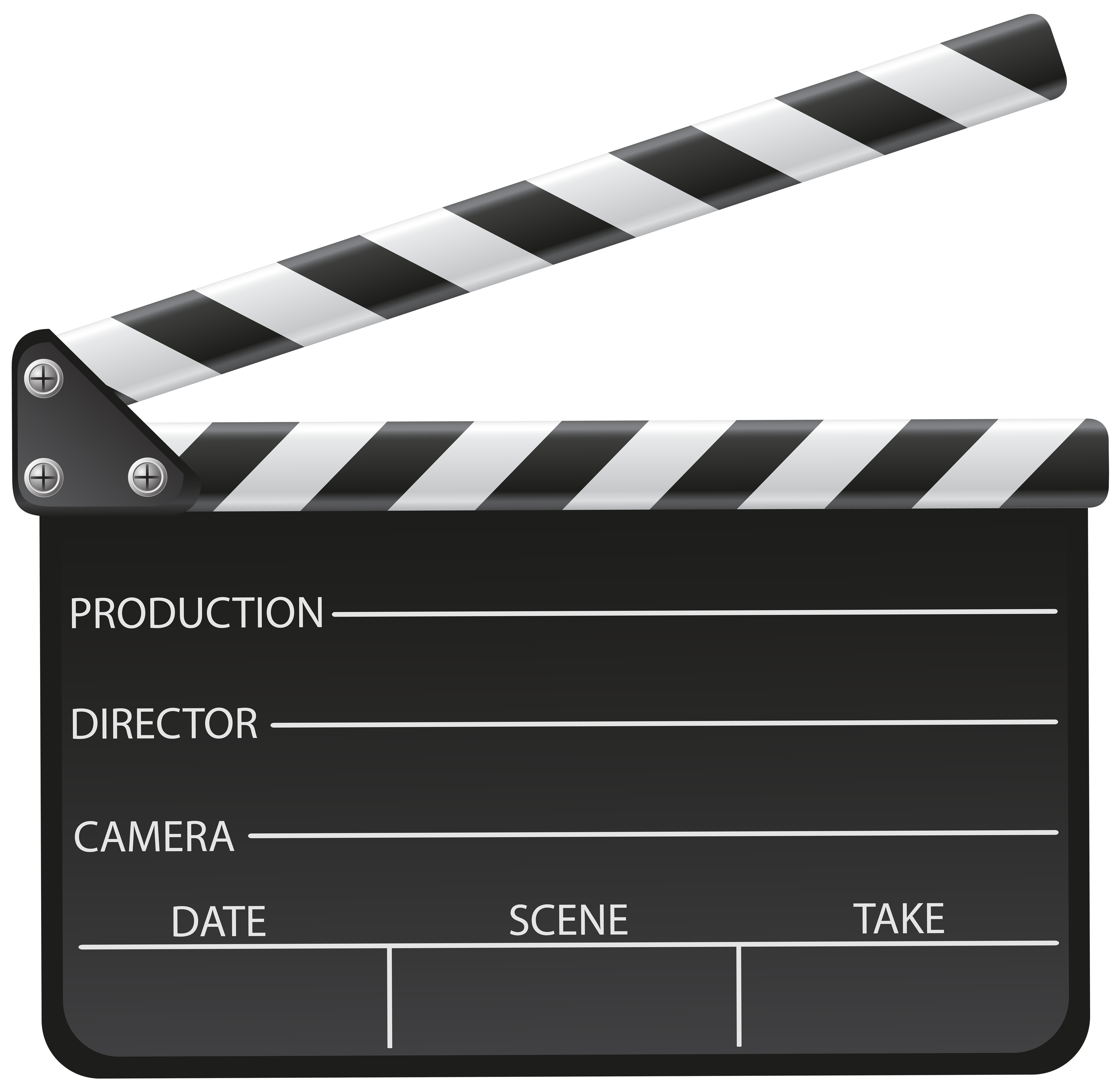 Film Clapperboard Illustration | Production Slate Vector