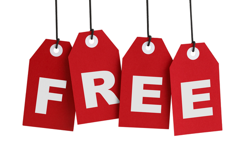 Free Promotional Tags - Red Hanging Sale Graphics