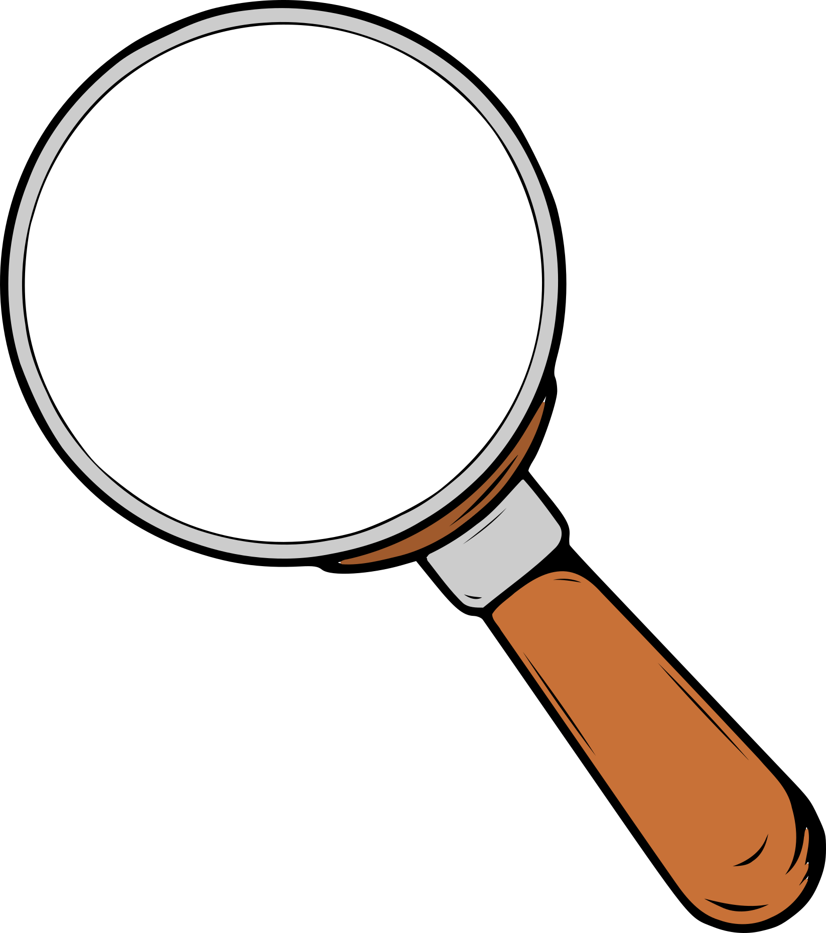 Magnifying Glass Illustration - Search Icon Vector