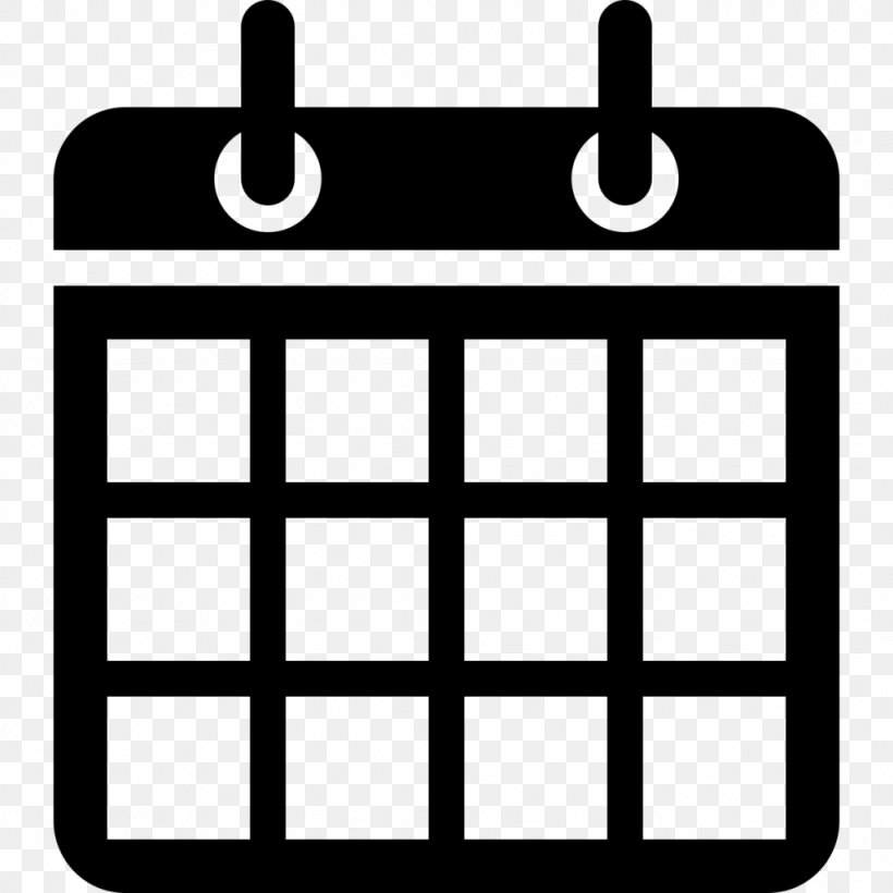 Minimalist Black Calendar Icon | Free Download & Usage