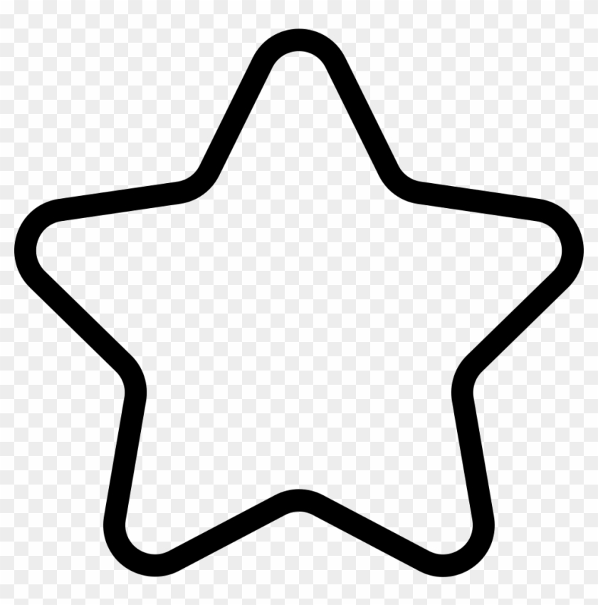 Rounded Star Outline Icon - Free Transparent PNG