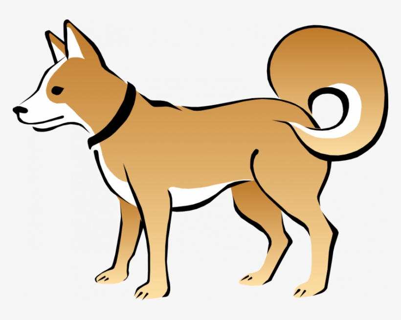 Shiba Inu Dog Vector Illustration and Clip Art