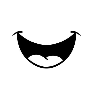 Wide Laughing Mouth Icon - Free Vector Graphic