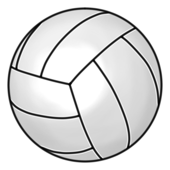 Volleyball ball rainbow icon. Clipart image isolated on white - Clip ...