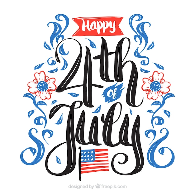 Happy 4th Of July Clipart Transparent Background, 4th Of July With ...