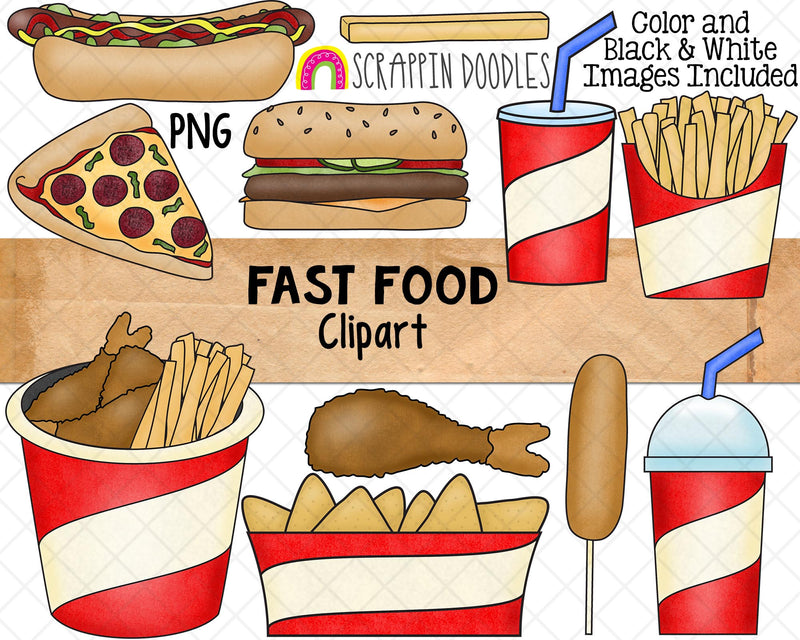 Kawaii Fast Food Clipart Fast Food Clipart Fast Food Clip Art Cute 