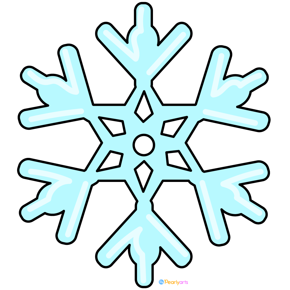 FREE Snowflake Clipart | Pearly Arts - Clip Art Library