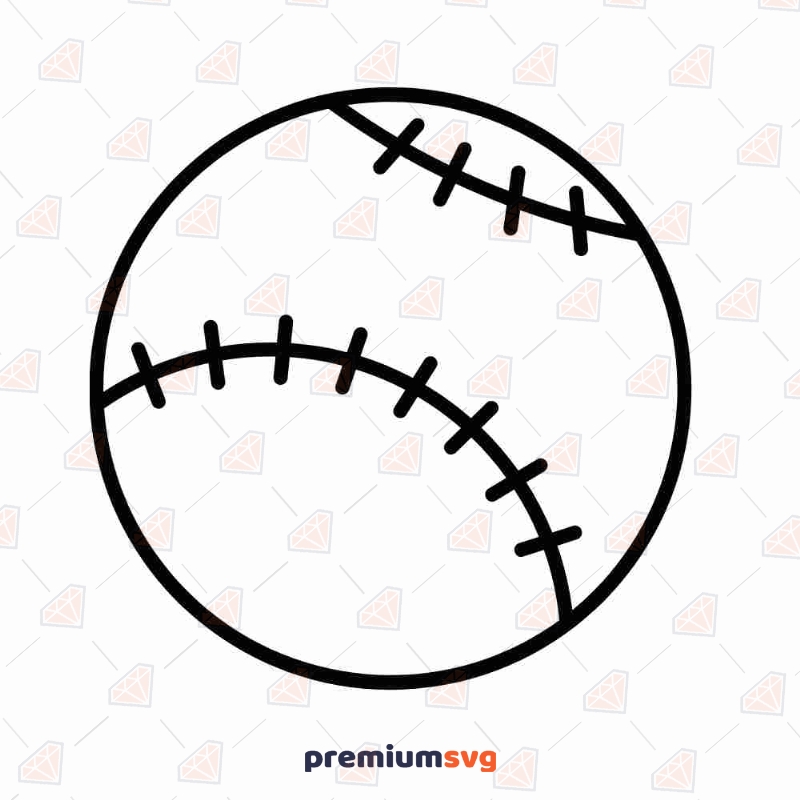 Baseball Ball Svg Cut File Ball Clipart Clip Art Library 8763