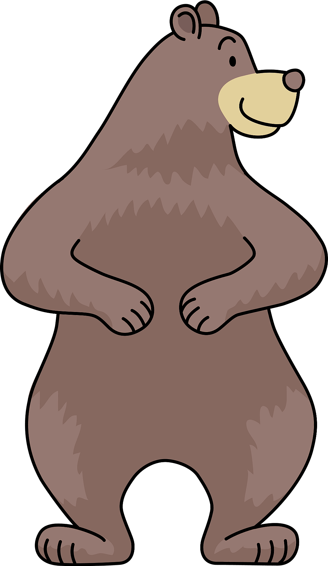 Brown Bear Clip Art At Vector Clip Art Online Royalty Clip Art Library