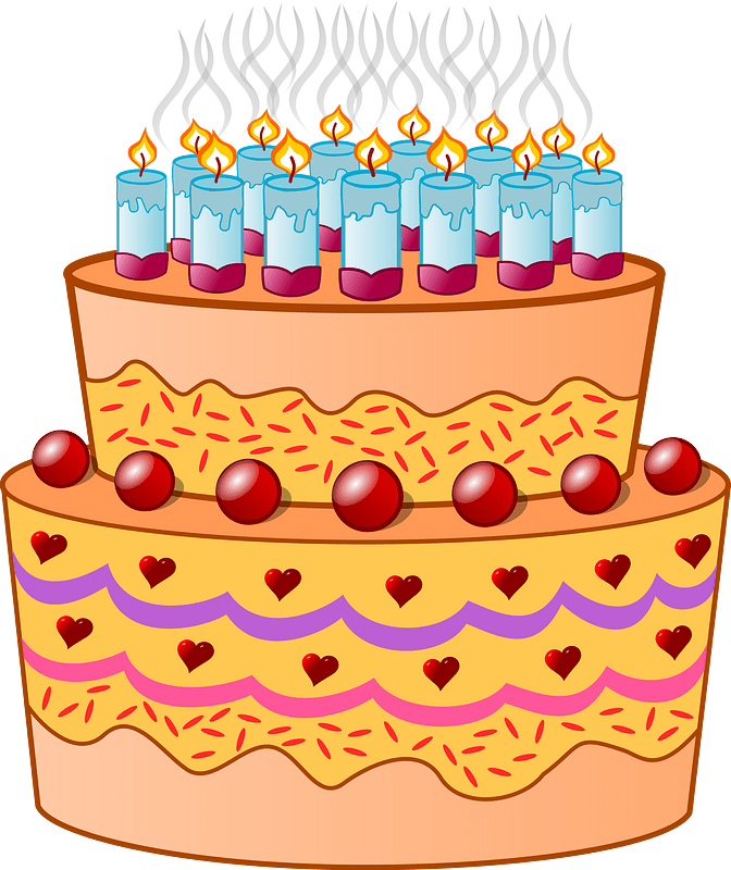 Happy Birthday clipart set - Birthday Party svg pdf image - Clip Art