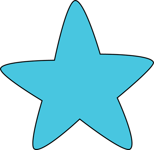 Blue star clipart. Free download transparent .PNG